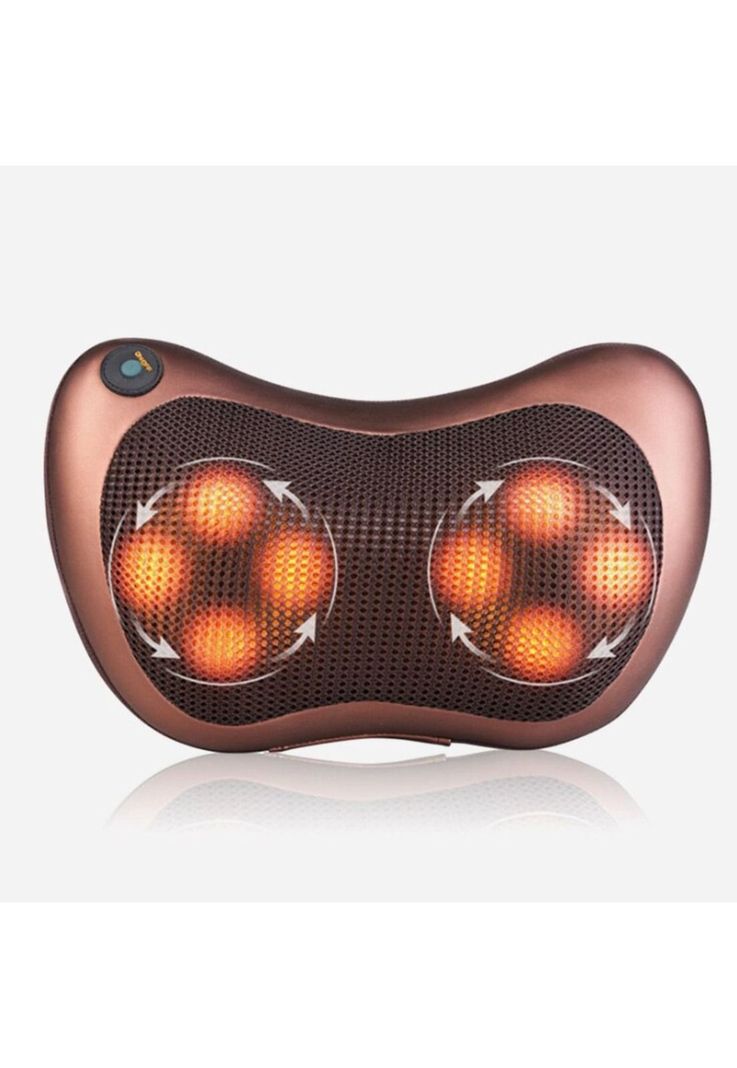 Masajeador Almohada Cojín Eléctrico Lumbar Cuello Piernas-4
