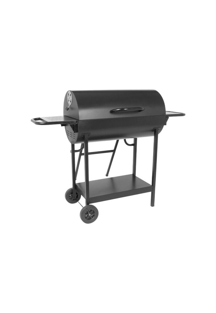 Parrilla Doble Carbón Repisas Laterales Tapa-0