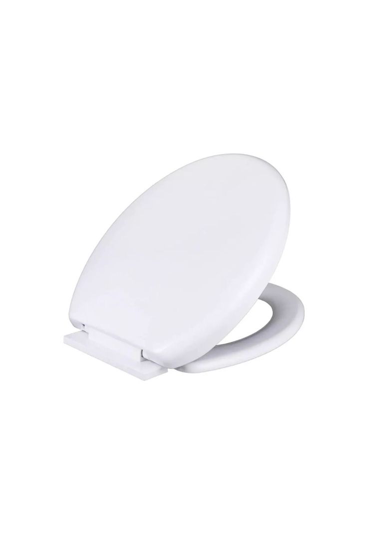 Tapa Baño WC Asiento Inodoro Redondo Universal 6x36x42 CM Blanco-0
