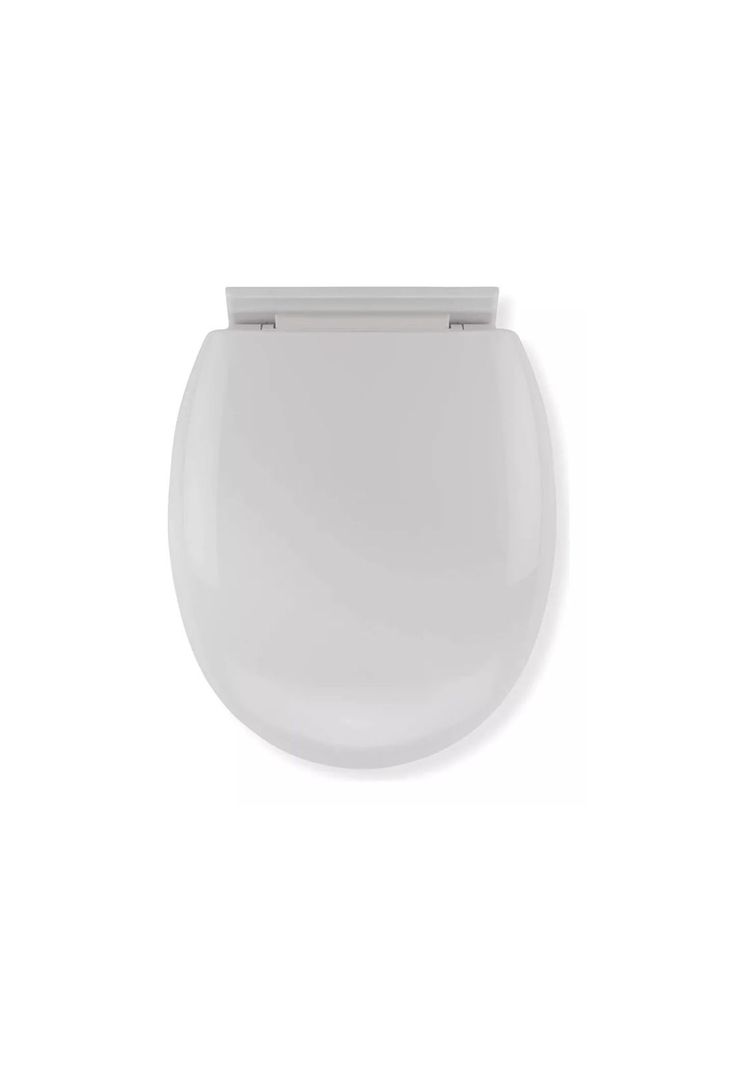 Tapa Baño WC Asiento Inodoro Redondo Universal 6x36x42 CM Blanco-2