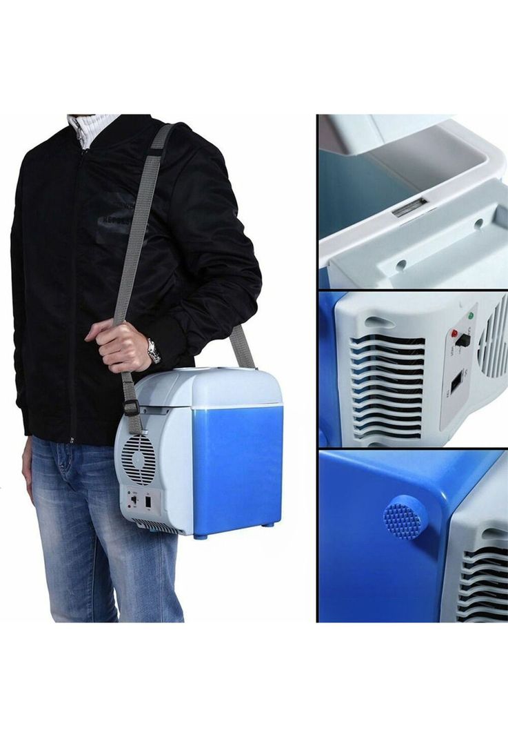 Mini Refrigerador Portátil Auto 12 V 7.5 LT-4