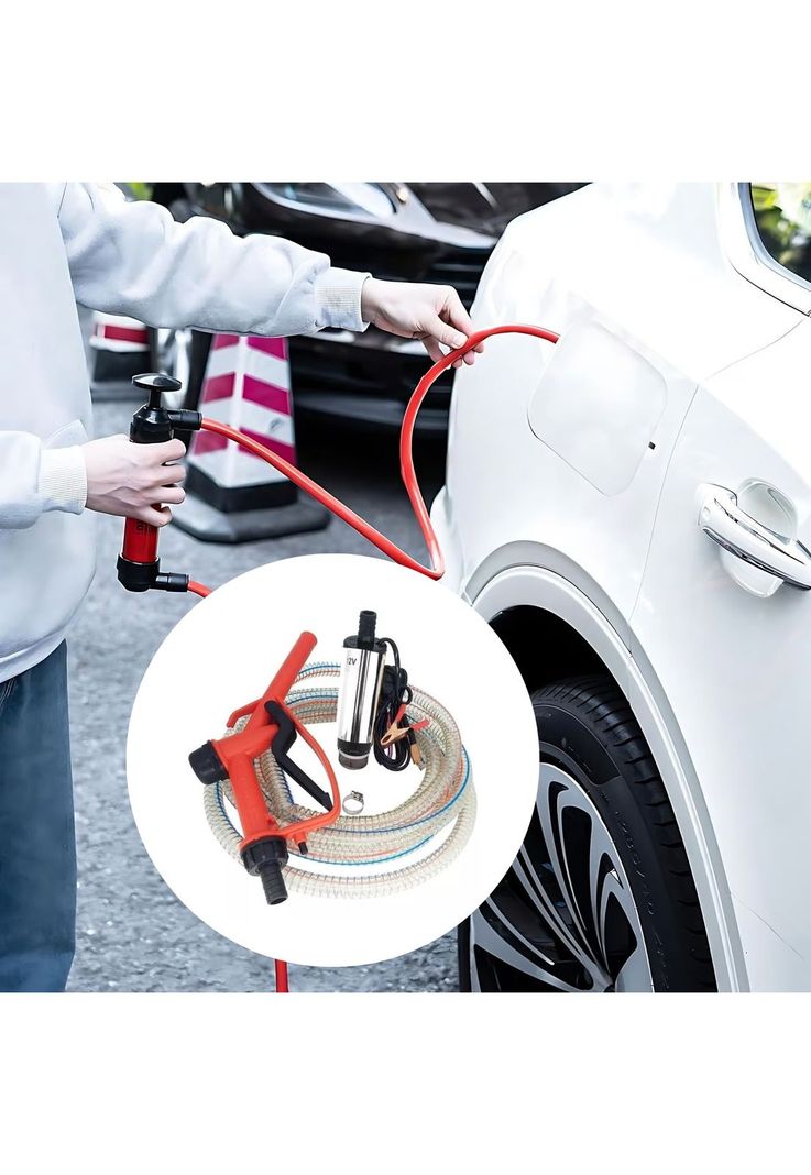 Kit Bomba Trasvasije Diesel Agua Bencina Combustible 12 V-4
