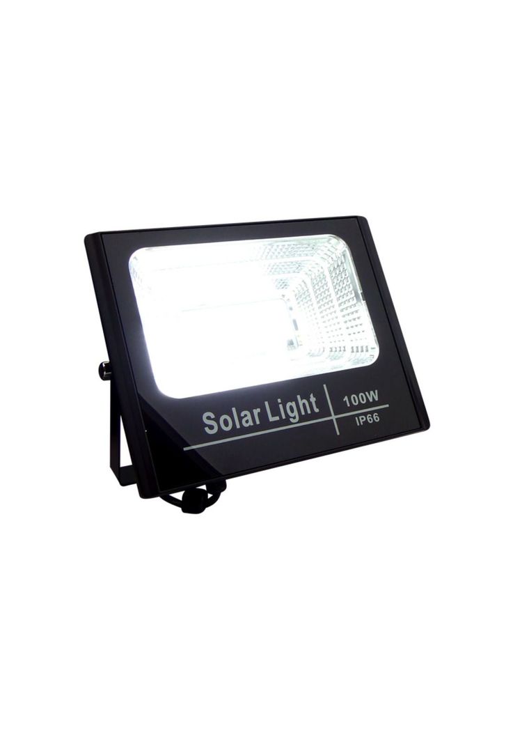 Foco Solar 154 LED 100 Watt Panel Solar Control Remoto-1