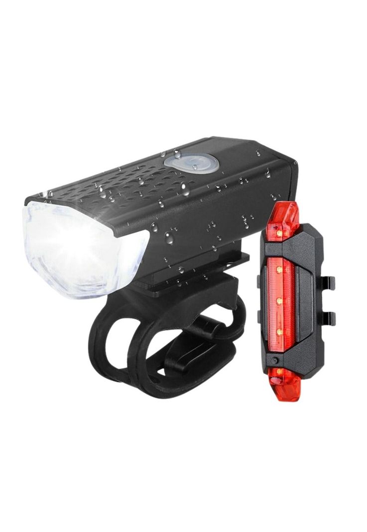 Kit Luces LED Delantera Trasera Bicicleta Recargable-0