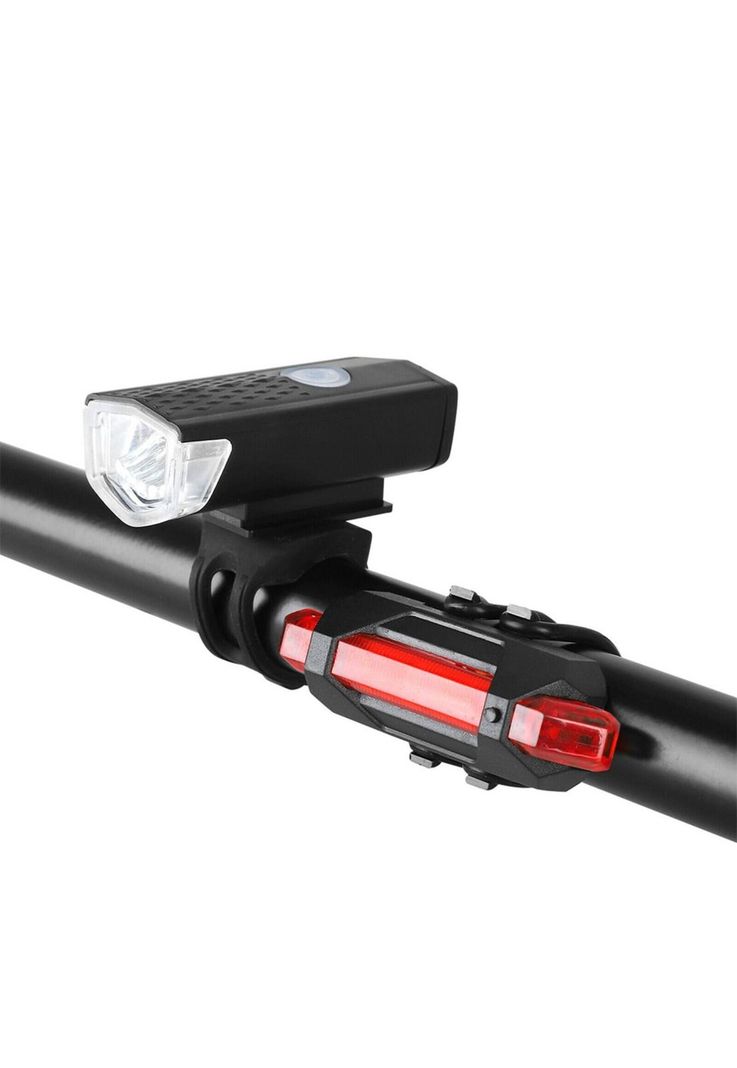 Kit Luces LED Delantera Trasera Bicicleta Recargable-2