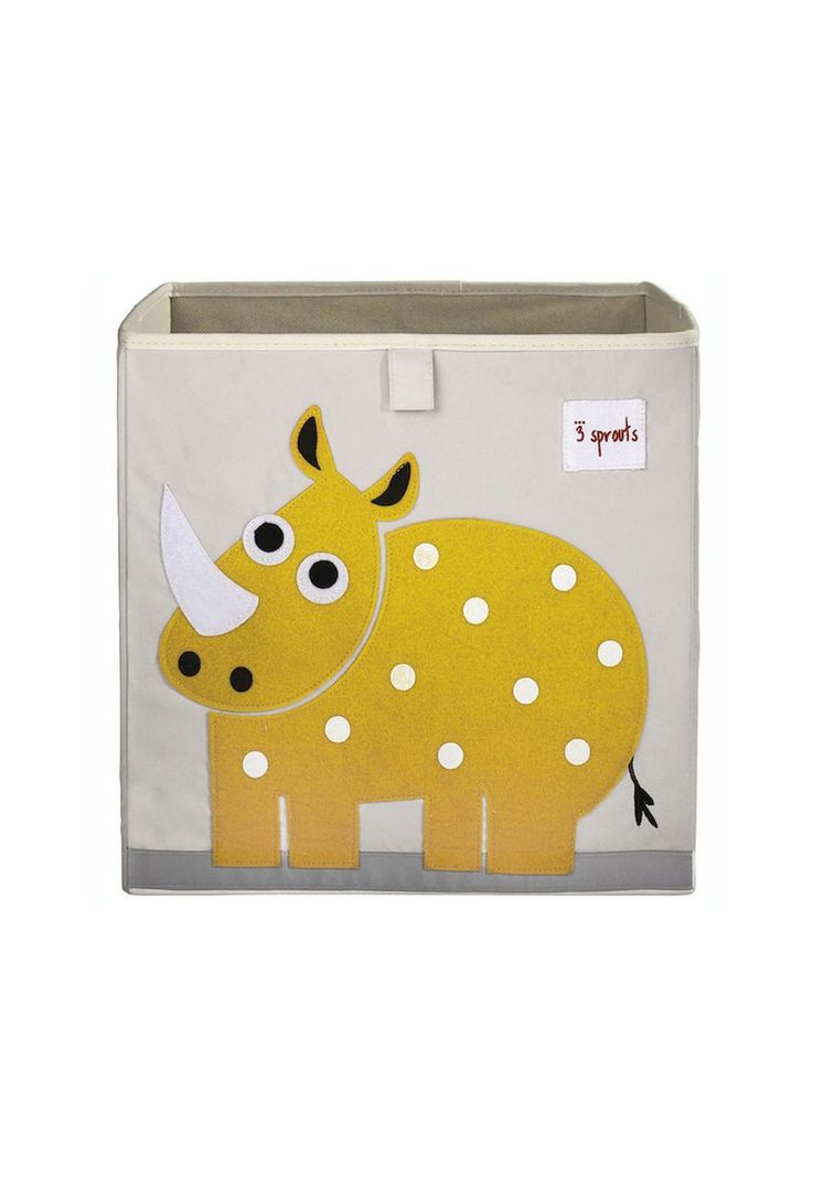 Caja Juguetes Infantil Rinoceronte-0