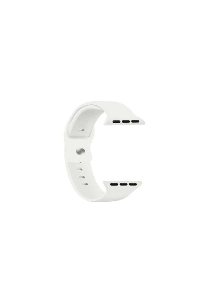 Correa Apple Watch Silicona Blanco S/M 38x40x41 MM-1