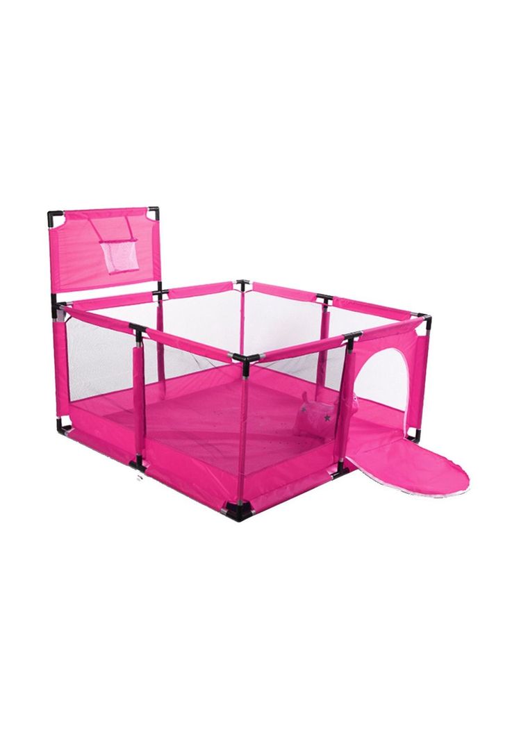Corral Bebes Piscina Juego Interactivo Rosado-0