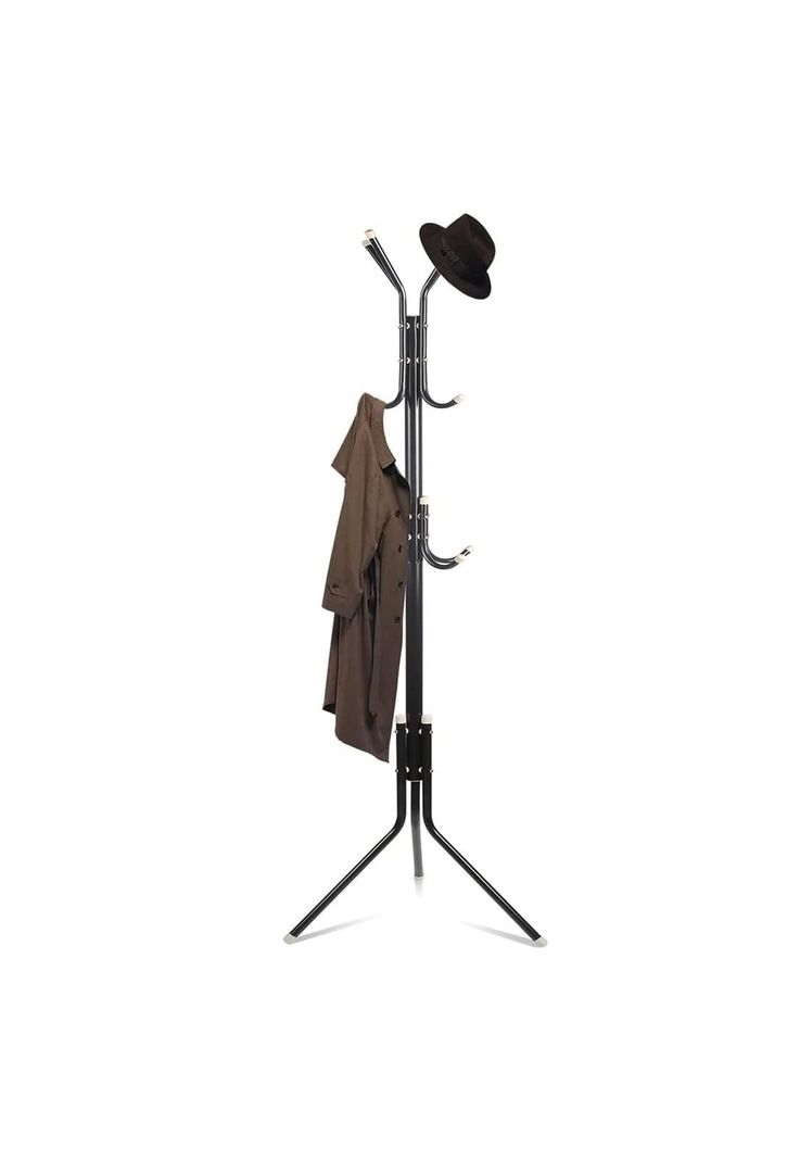 Colgador Perchero Metálico Trípode Negro 165 CM x 42 CM-2