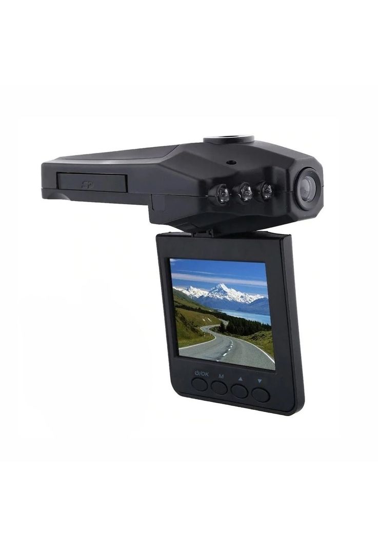Cámara Seguridad Automóvil DVR Negro-0