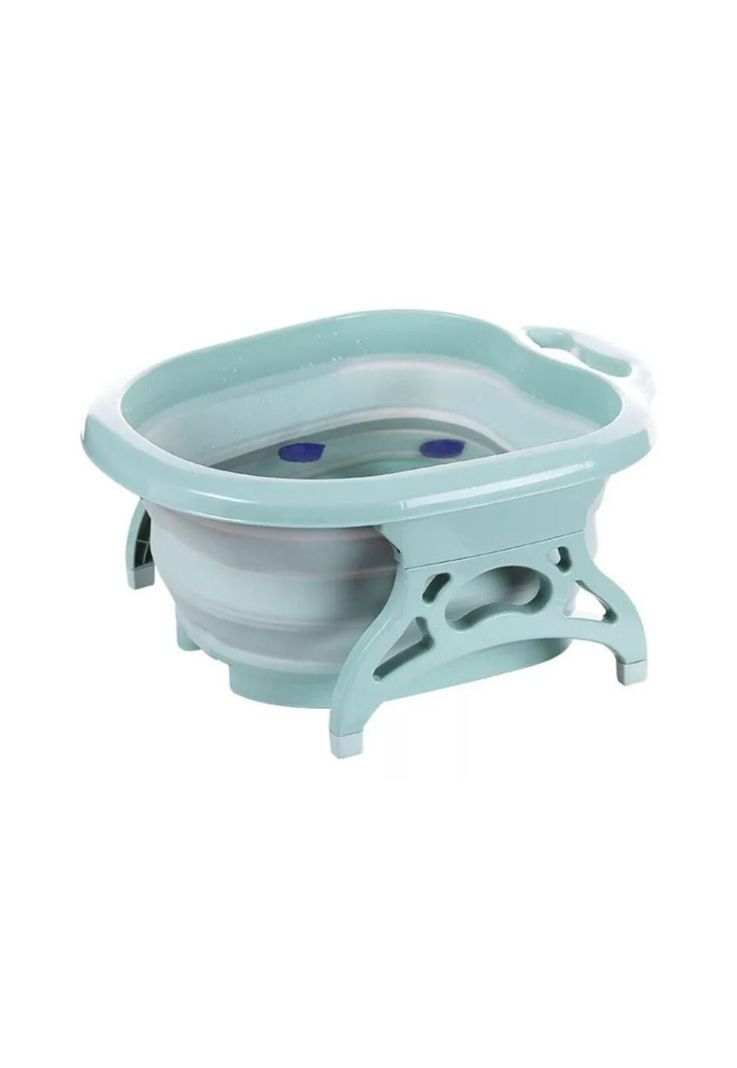 Masajeador Spa Pedicura Pies Plegable Celeste-1