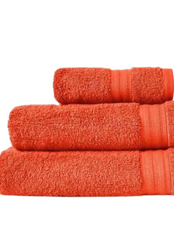 Set Toallas 3 Piezas 100% Algodón 450 GR Coral Cannon-3