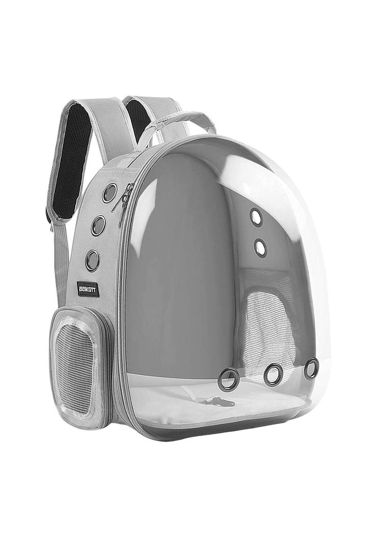 Mochila Bolso Transportes Transparente Mascotas-0