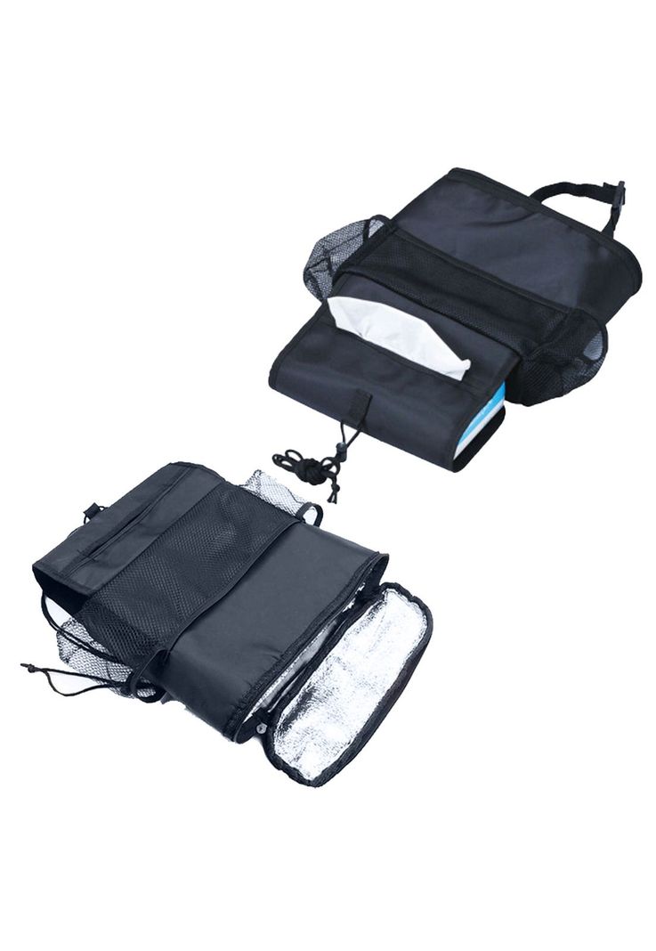 Bolso Organizador Térmico Cooler Automóvil Negro-2