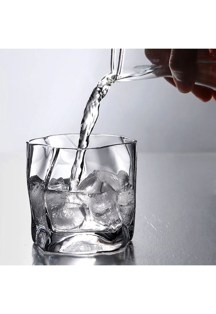 Set 6 Vasos Whisky Dundee Vidrio Irregular 250 ML-4