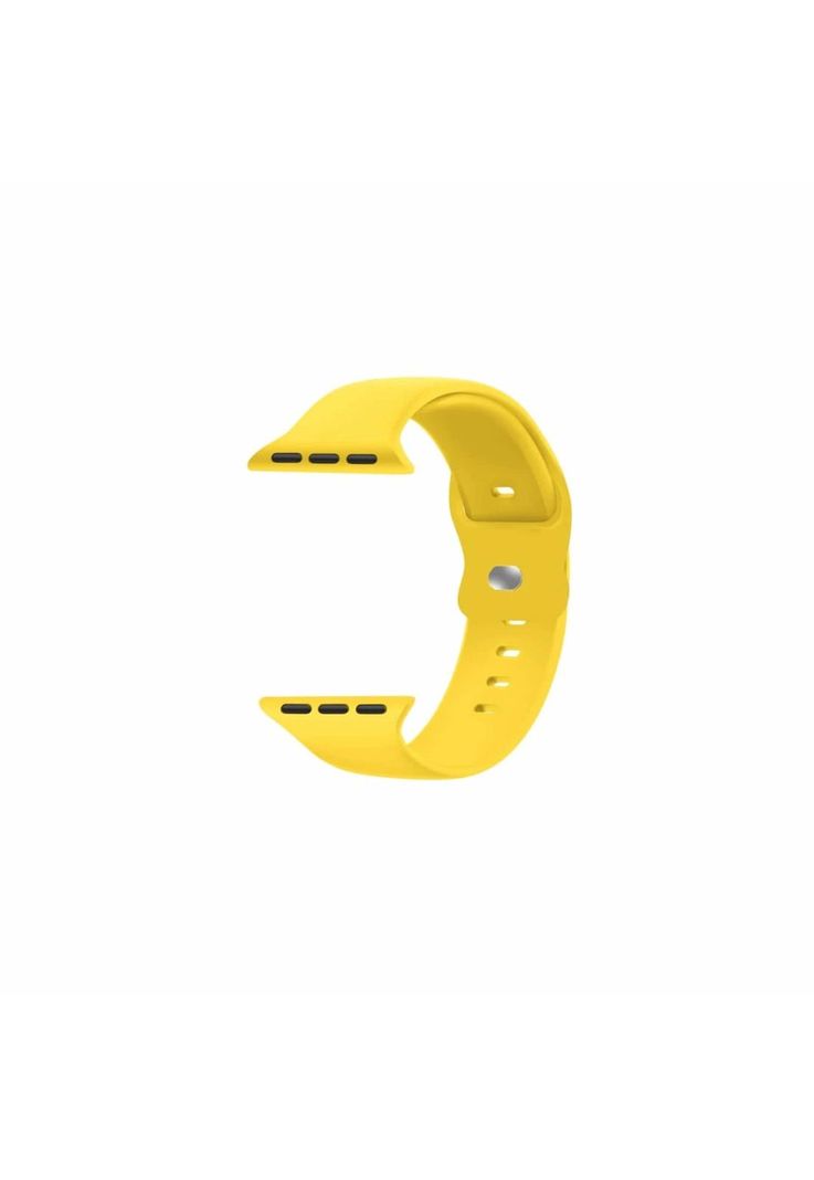 Correa Apple Watch Silicona Amarillo S/M 42x44x45 MM-0