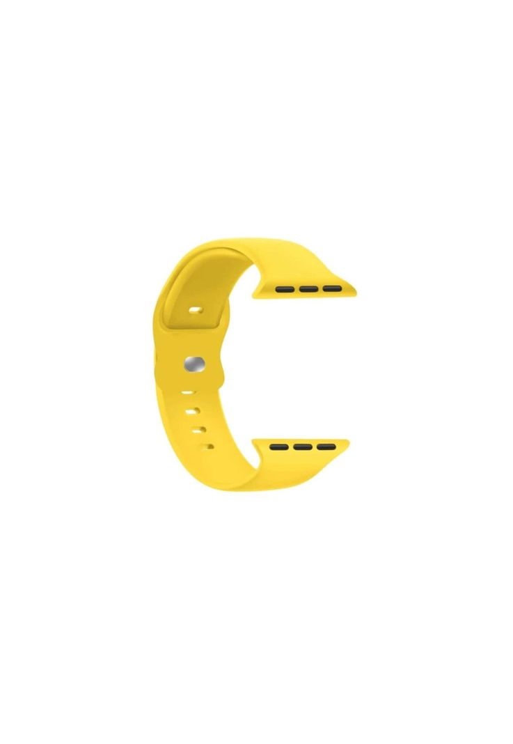 Correa Apple Watch Silicona Amarillo S/M 42x44x45 MM-1