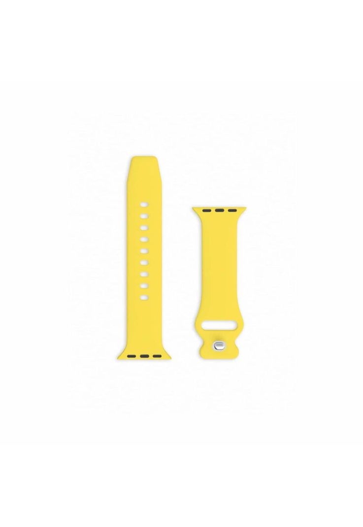 Correa Apple Watch Silicona Amarillo S/M 42x44x45 MM-2