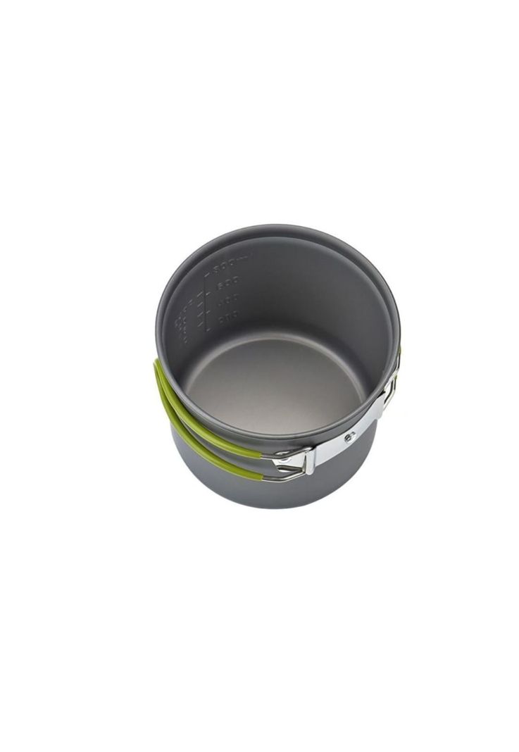 Set 5 Piezas Ollas Cubierto Pegables Ultraligero Camping-5