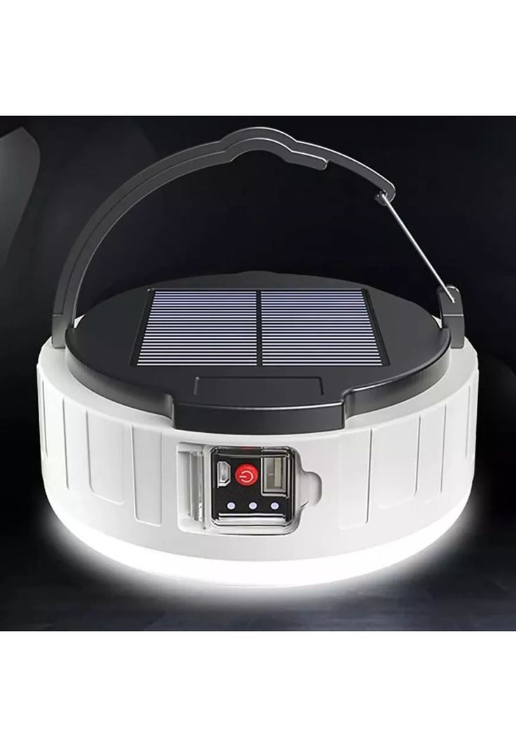 Lámpara Solar Emergencia Recargable Cargador USB Control Remoto-1