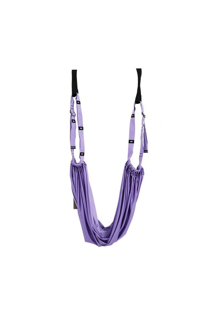 Columpio Yoga Aéreo Tela Meditación 180 KG Violeta-0
