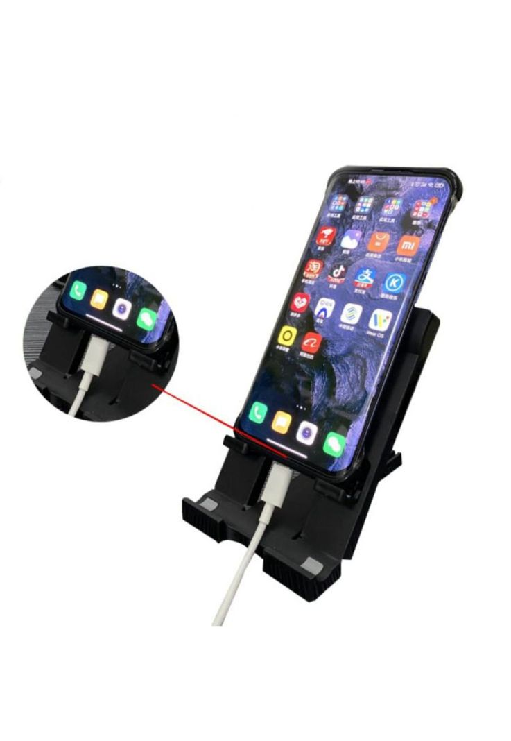 Soporte Porta Tablet Smartphone 16 CM Negro-5