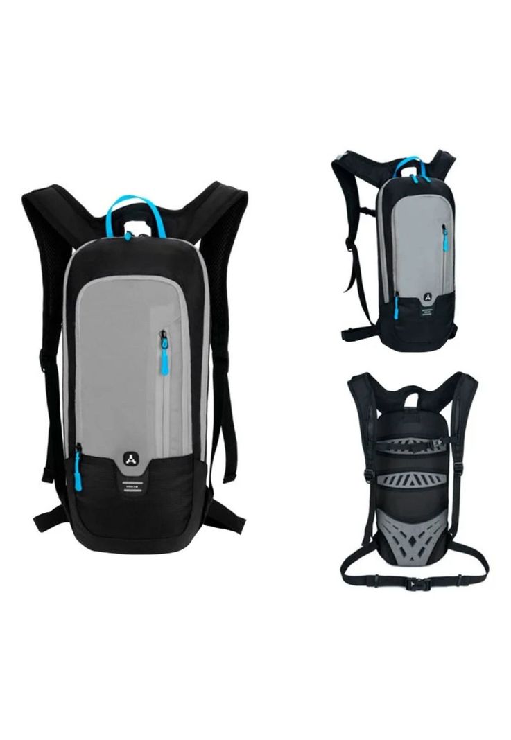 Mochila Hidratación Deportes Trecking Ciclista 2 LT Gris-1