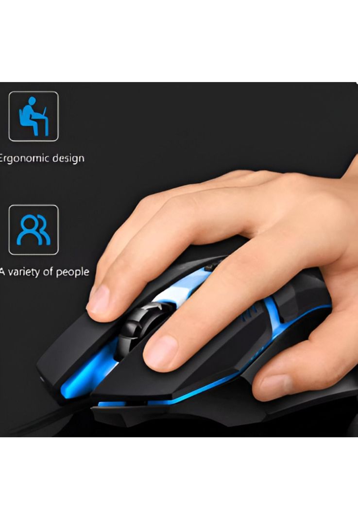 Mouse RGB Gamer Colores Profesional-5
