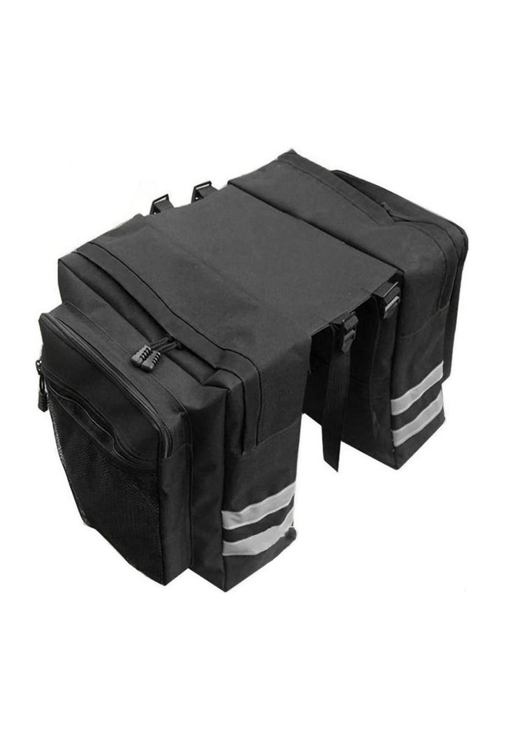 Bolso Bicicleta Organizador Tela 70x30x12 CM Negro-0