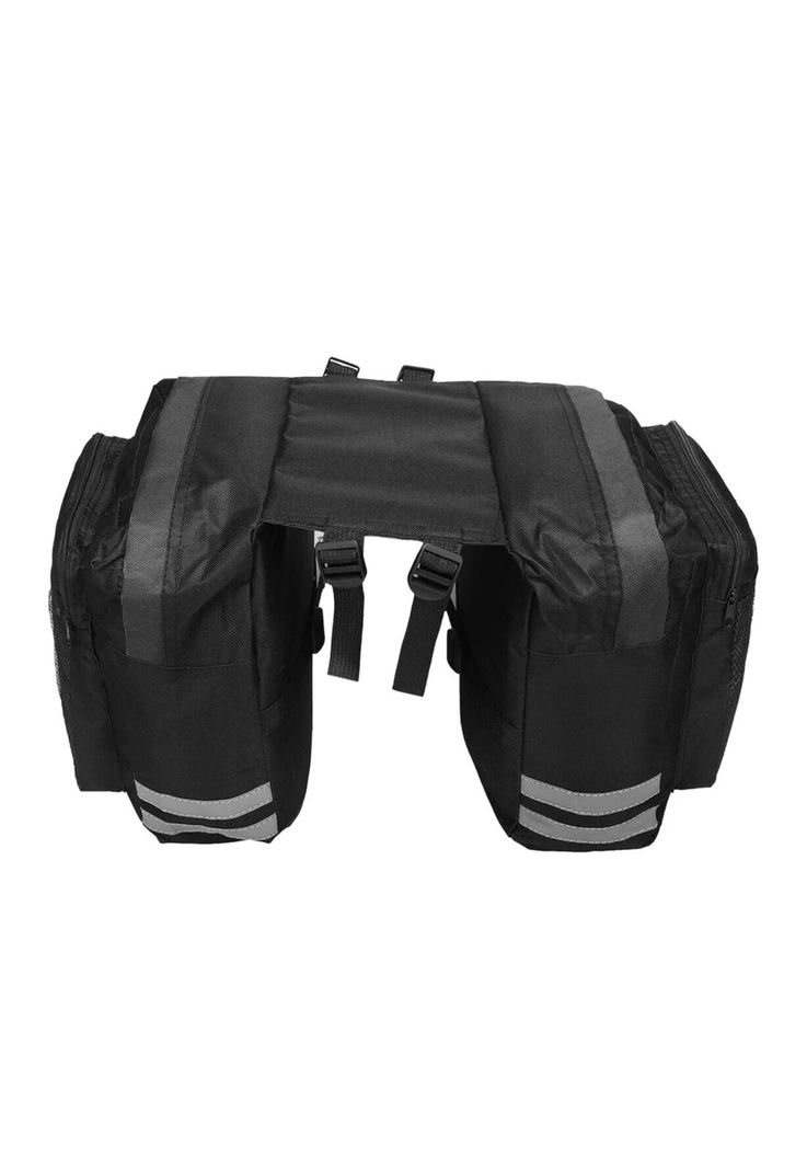 Bolso Bicicleta Organizador Tela 70x30x12 CM Negro-1