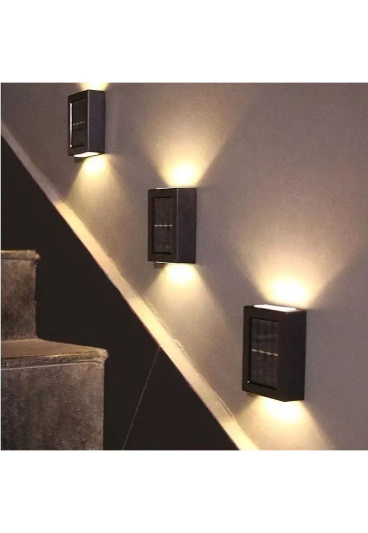 Foco Aplique Muro Exterior Solar LED 5 Watt-2