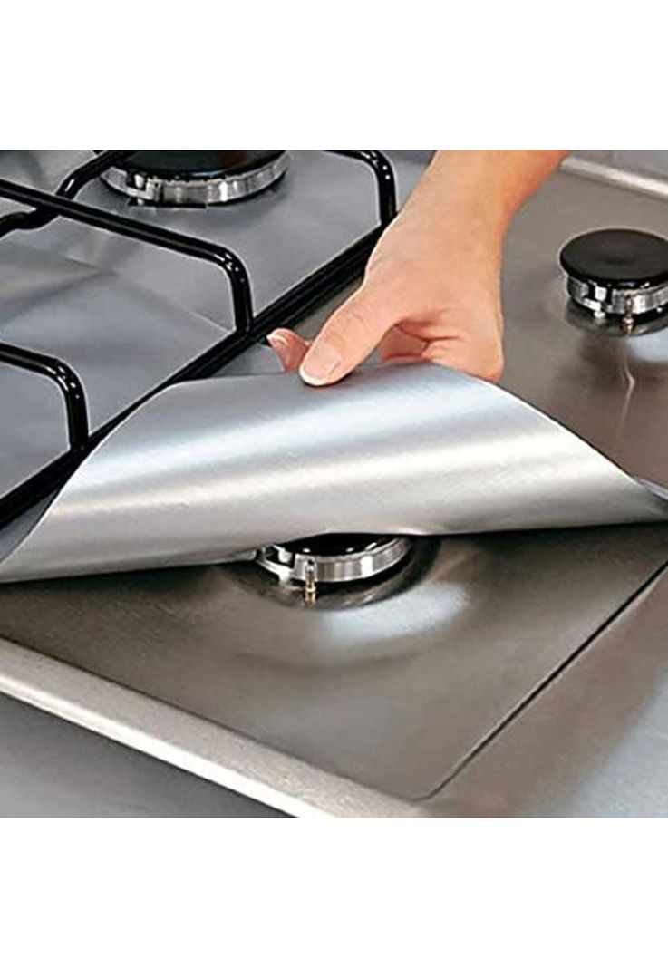 Pack 24 Laminas Aluminio Protector Cocina A Gas-4