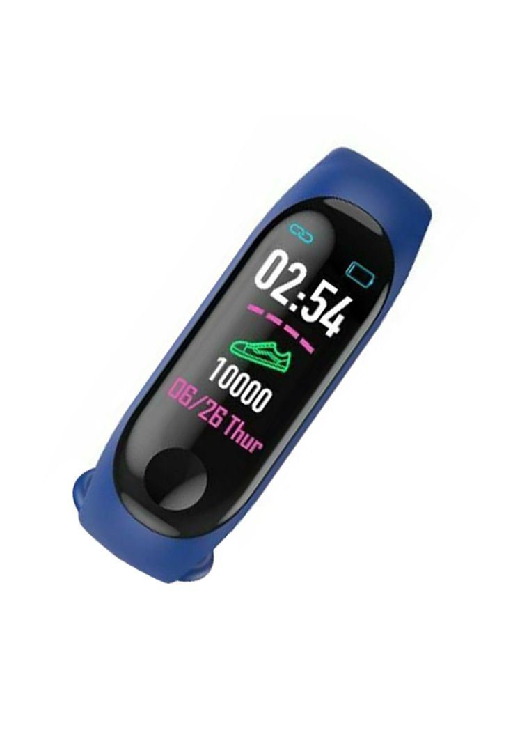 Reloj Inteligente Smart Band Bluetooth Azul-1