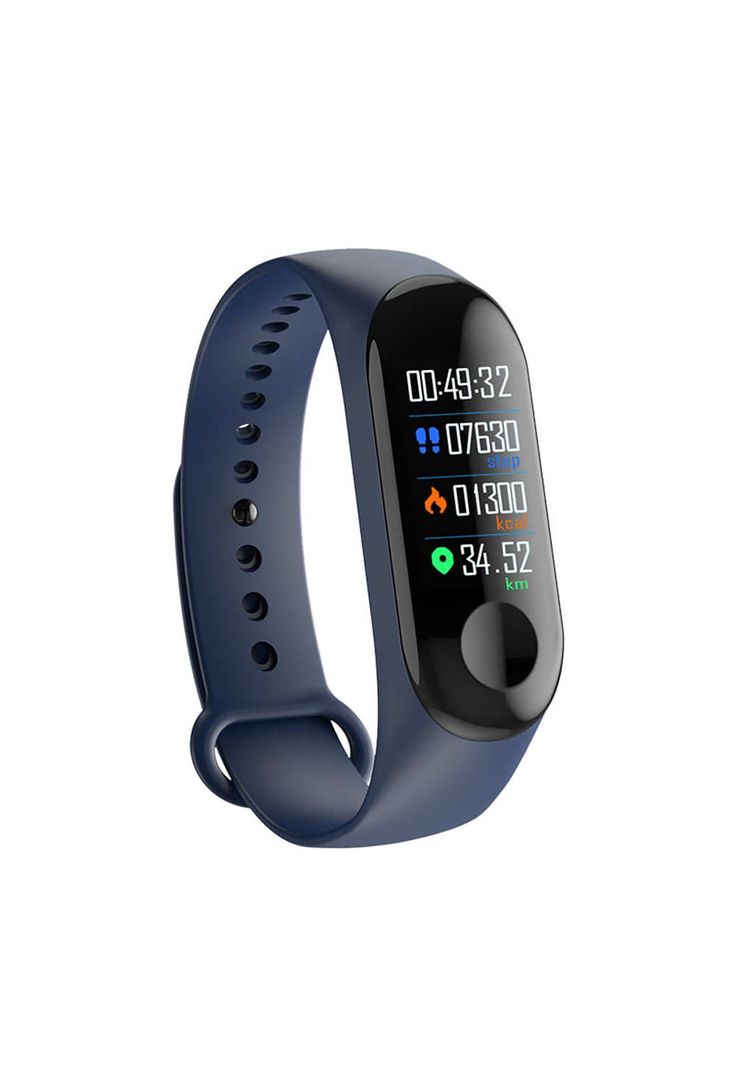 Reloj Inteligente Smart Band Bluetooth Azul-2