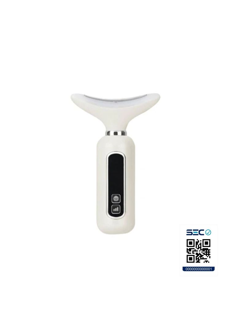 Masajeador Reductivo SkinCare Cuello Rostro Ultrasónico Blanco-2
