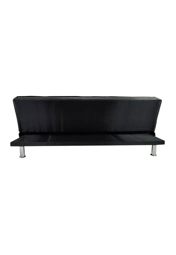 Futón Sofá Cama Ajustable 170x50x40 CM Negro-3