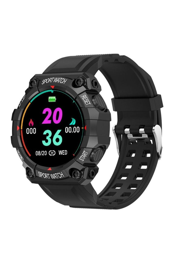 Reloj Smart Band Carga USB Deportivo Negro-1