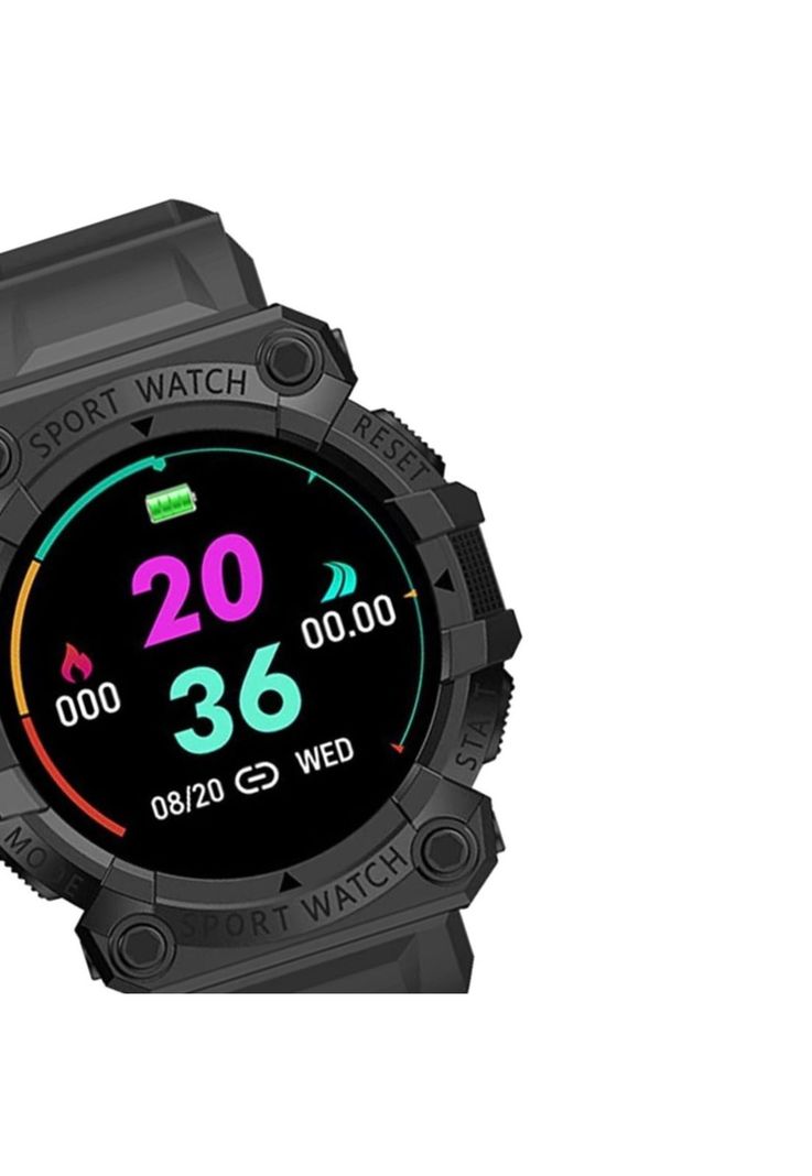 Reloj Smart Band Carga USB Deportivo Negro-2