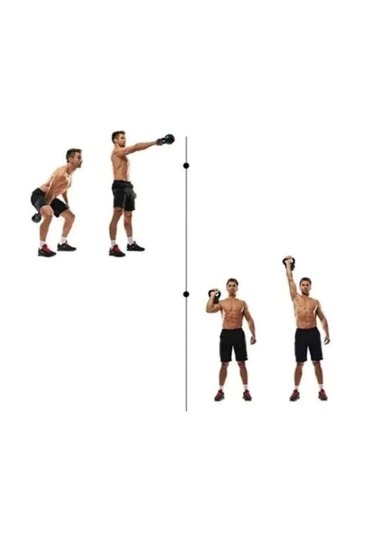 Pesa Kettlebell Mancuerna Rusa Mango Vinilo 2 KG-3