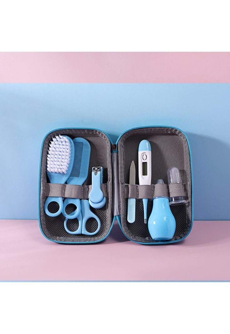Set Cuidados Manicure Bebés 8 Piezas Celeste-2