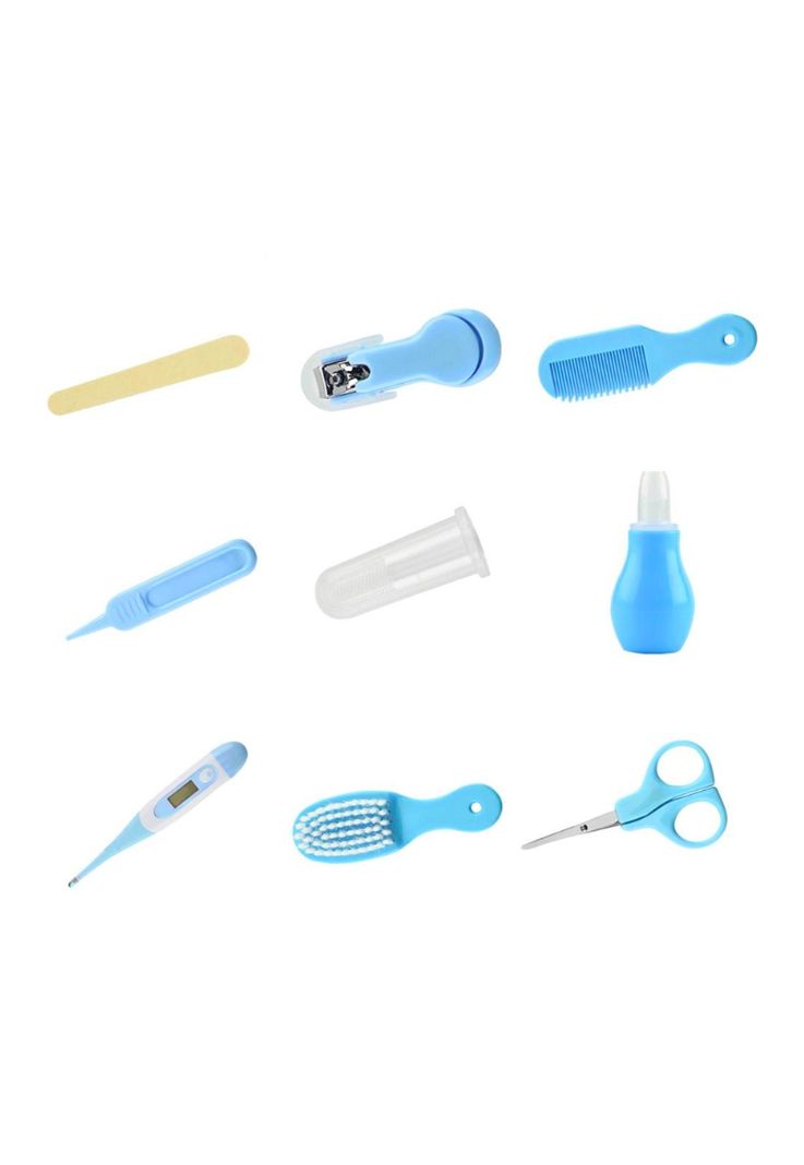 Set Cuidados Manicure Bebés 8 Piezas Celeste-3