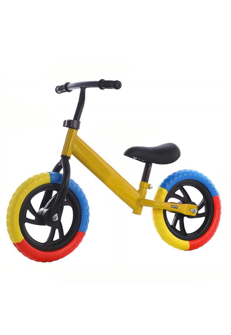 Bicicleta Equilibrio Sin Pedales Infantil Aprendizaje Amarilla-0