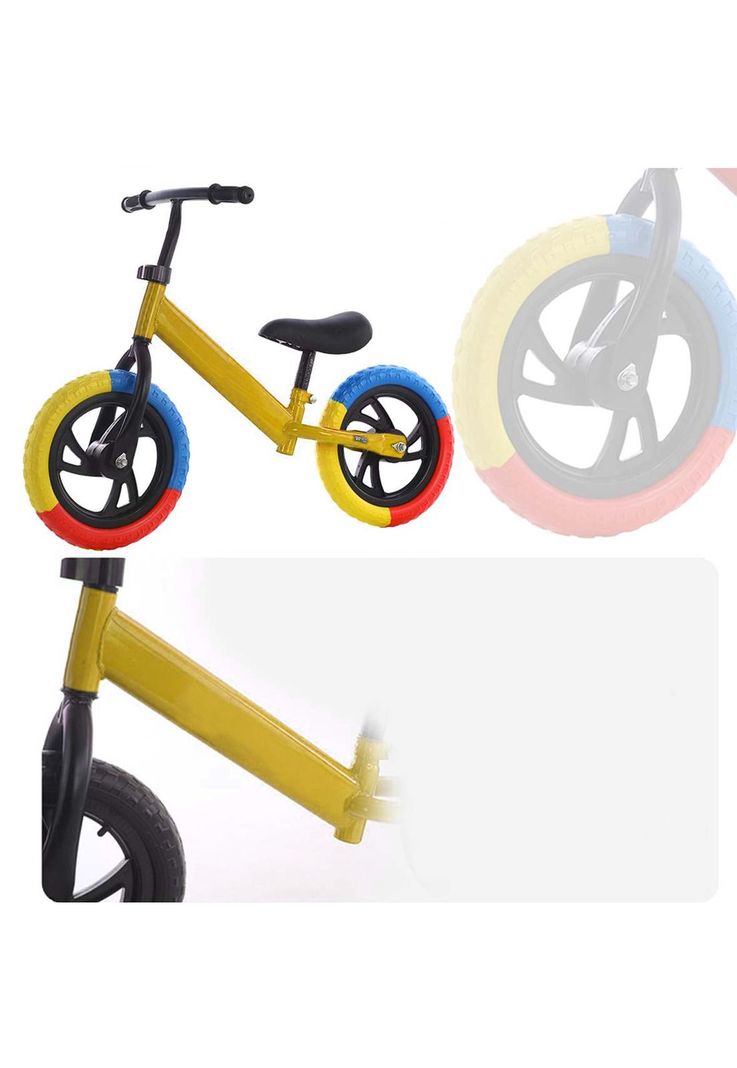 Bicicleta Equilibrio Sin Pedales Infantil Aprendizaje Amarilla-1