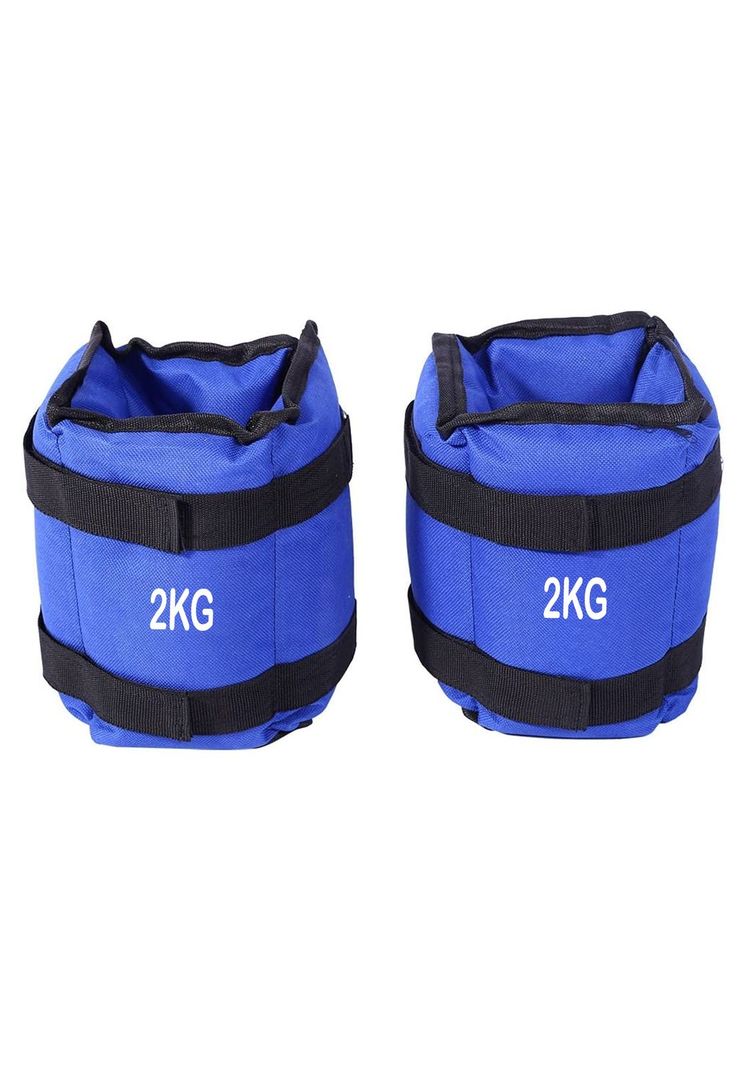 Pesas Deportivas Tobillos Muñeca 4 KG Azul-0