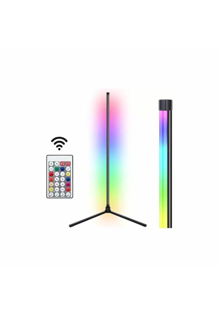 Lámpara Pie LED RGB Control Remoto 130 CM-0