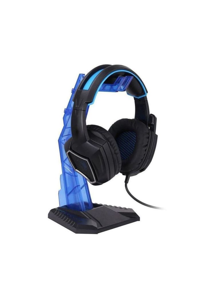 Base Soporte Audífonos PRO Gamer Azul-1