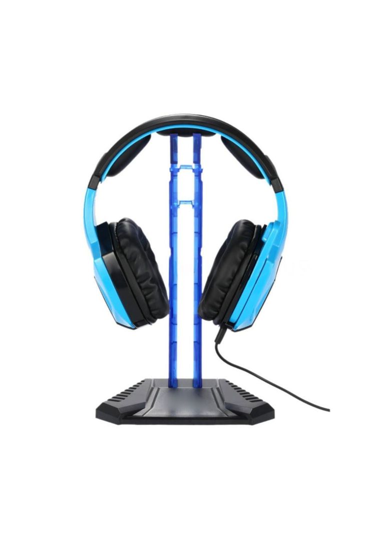 Base Soporte Audífonos PRO Gamer Azul-3
