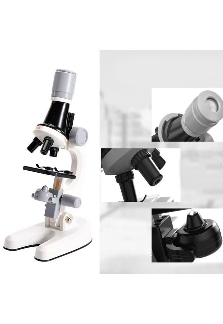 Microscopio Educativo Juguete Niños Kit Accesorios-2