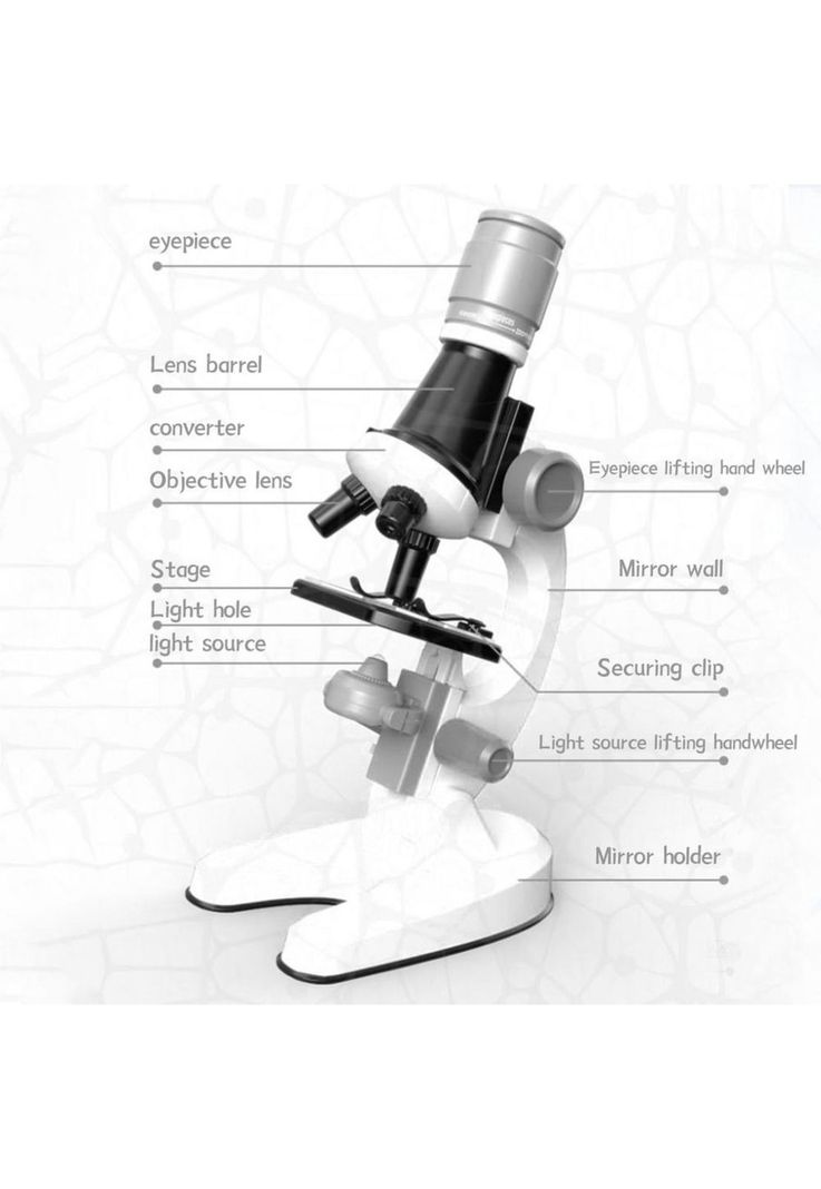 Microscopio Educativo Juguete Niños Kit Accesorios-5