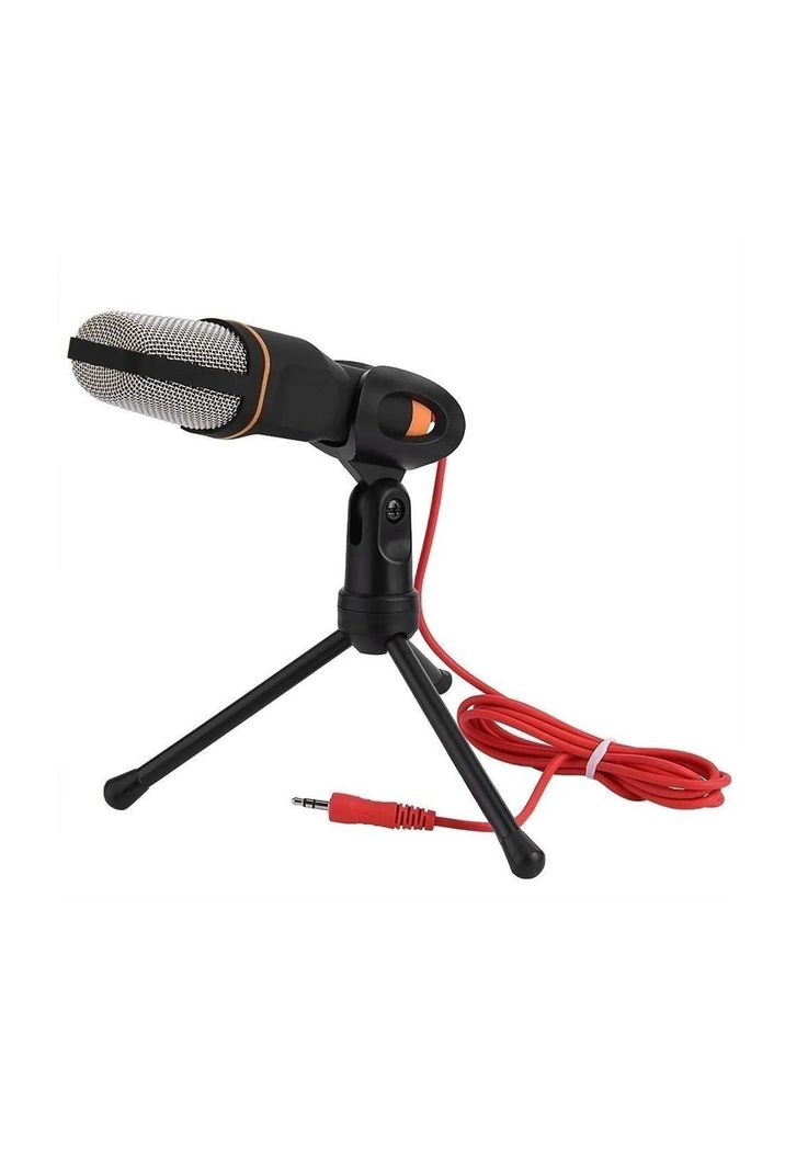 Micrófono Condensador Plug 3.5 MM Atril-0